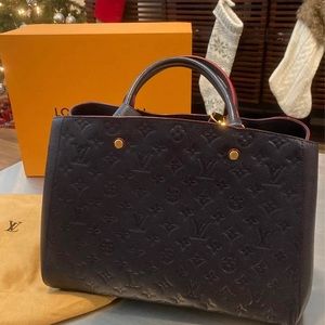 Louis Vuitton Empriente Montaigne GM bag Marine